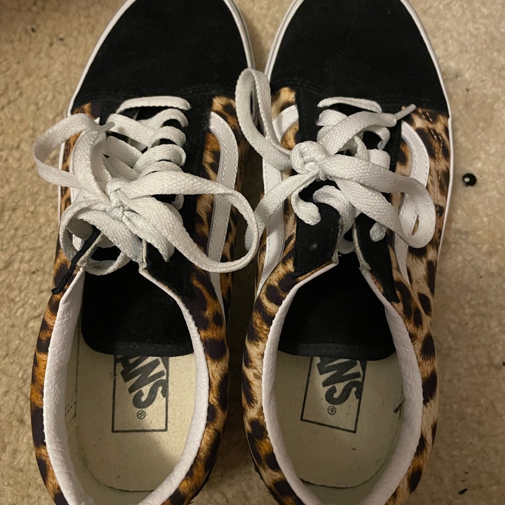 Leopard Print Vans